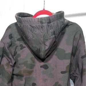 supreme overdyed hoodie camo